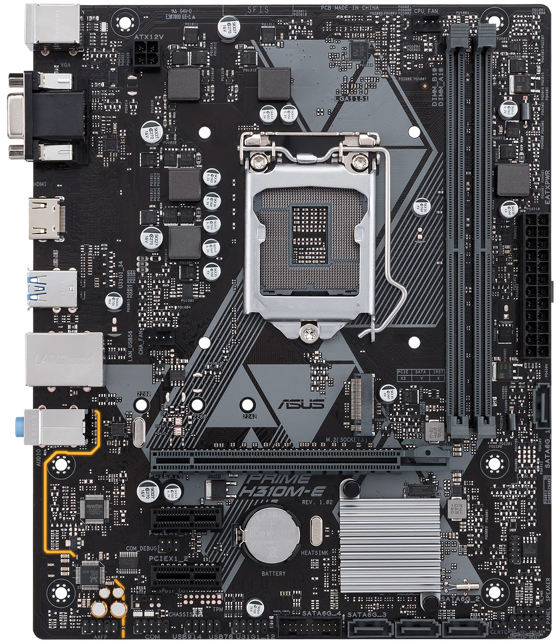 Asus Prime H310M-E - Motherboard Specifications On MotherboardDB